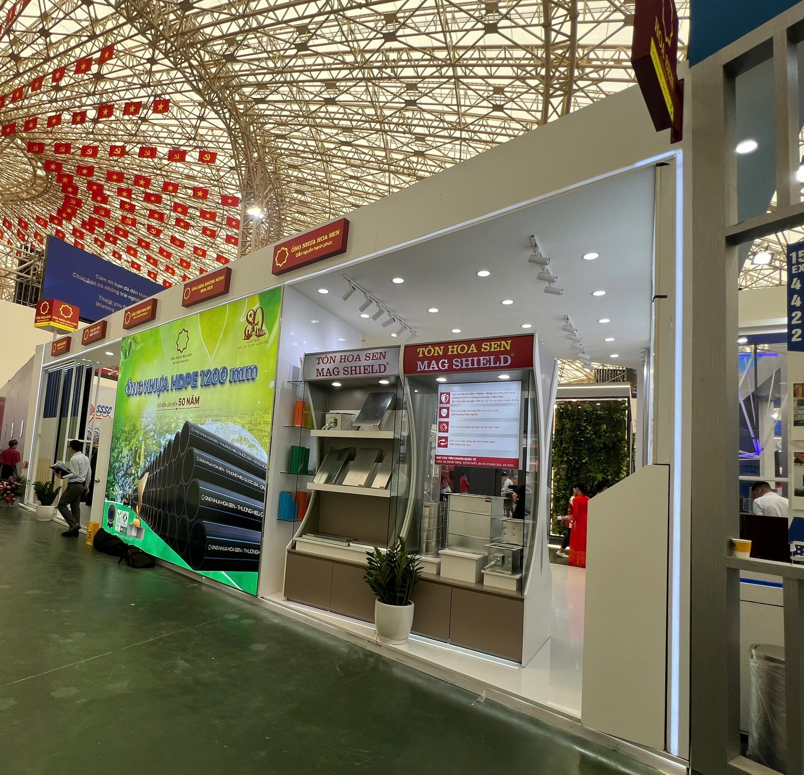 tôn hoa sen 66 m2 (Triển lãm A80 28/8-5/9/2025)&nbsp;